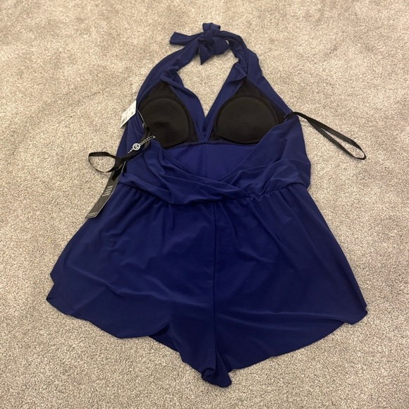 NWT Magicsuit Bianca One-Piece Navy Blue Size 12 Large - Picture 5 of 9